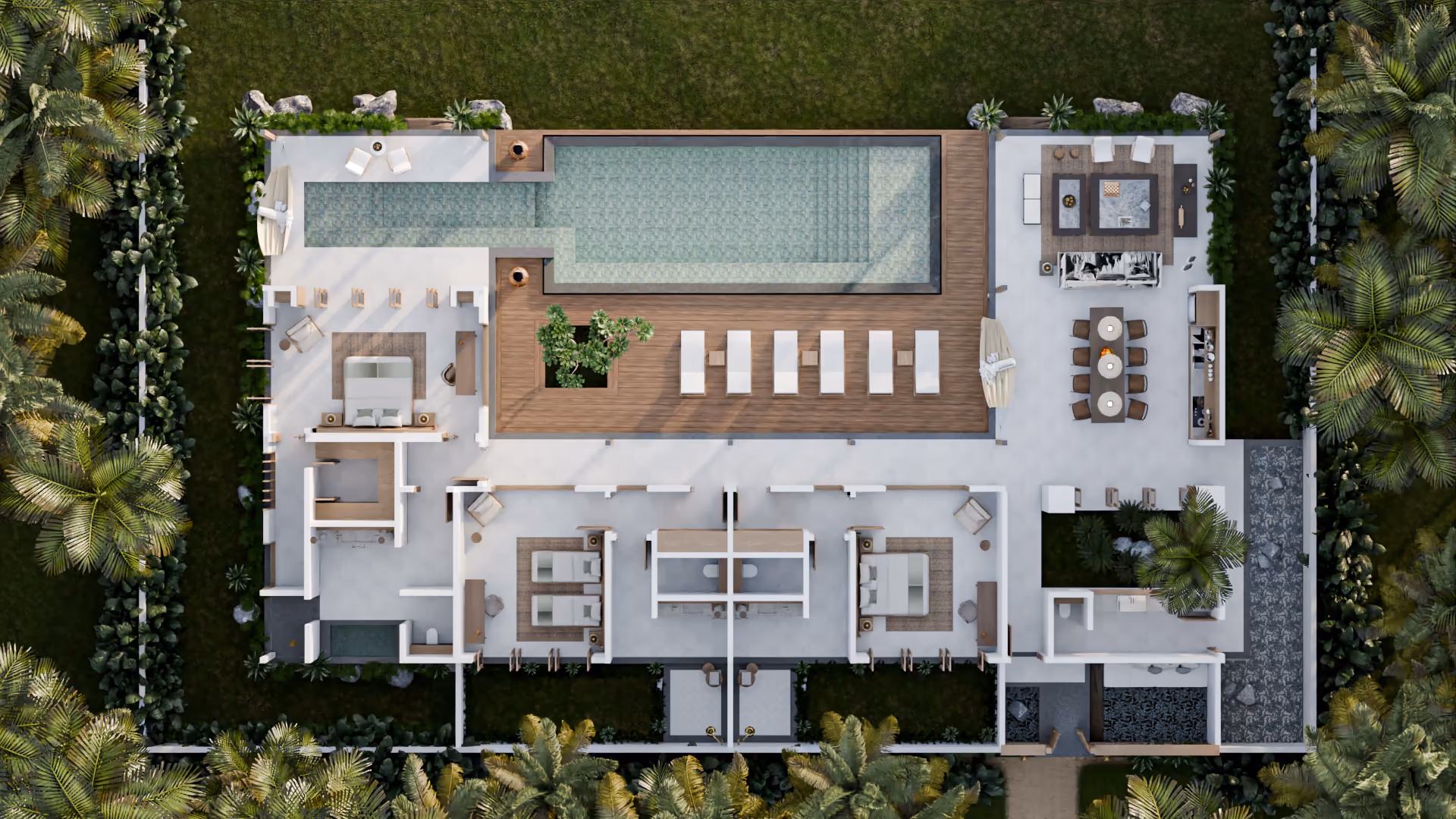 One Bedroom Suite Floor Plan