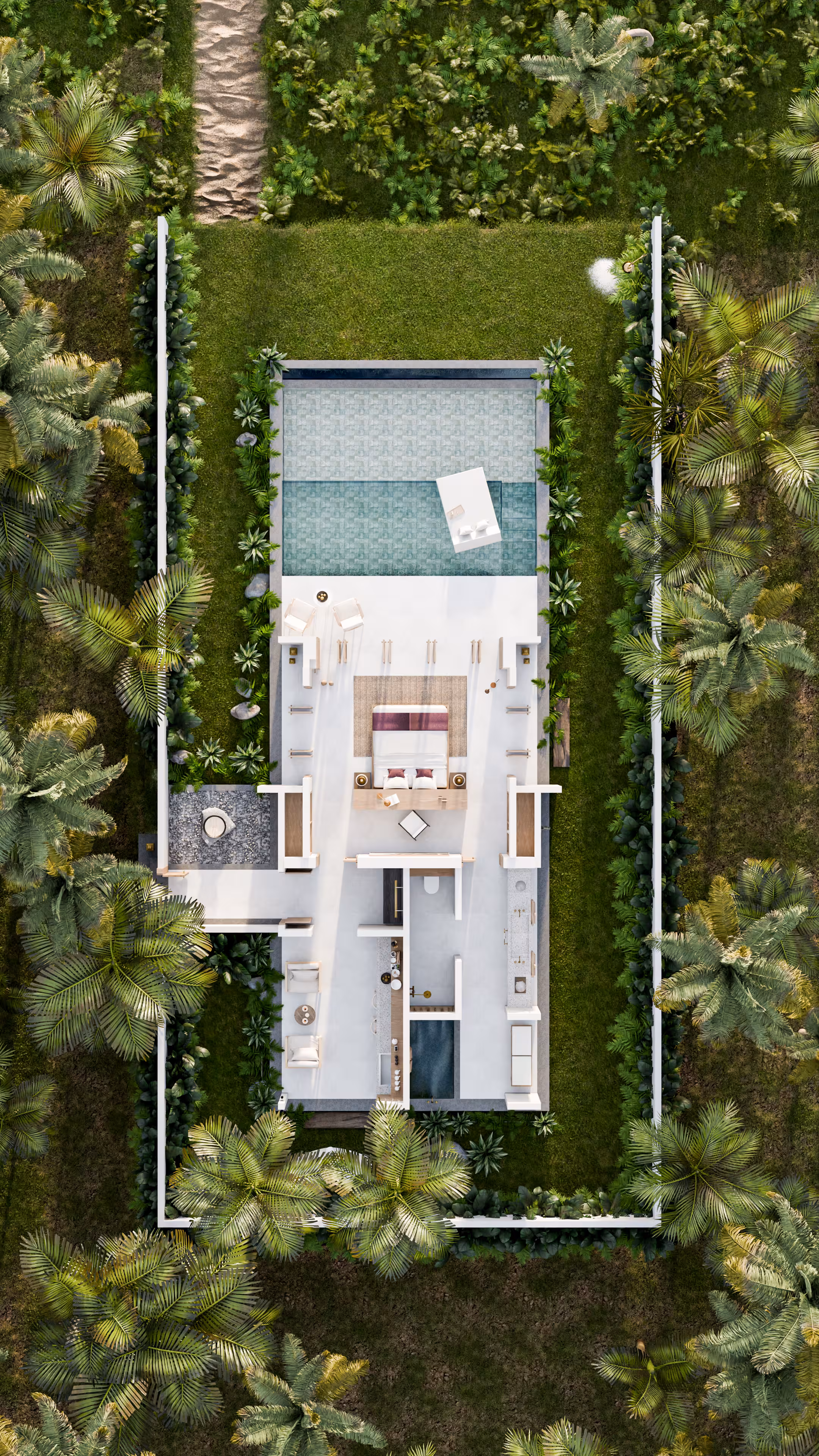 One Bedroom Suite Floor Plan