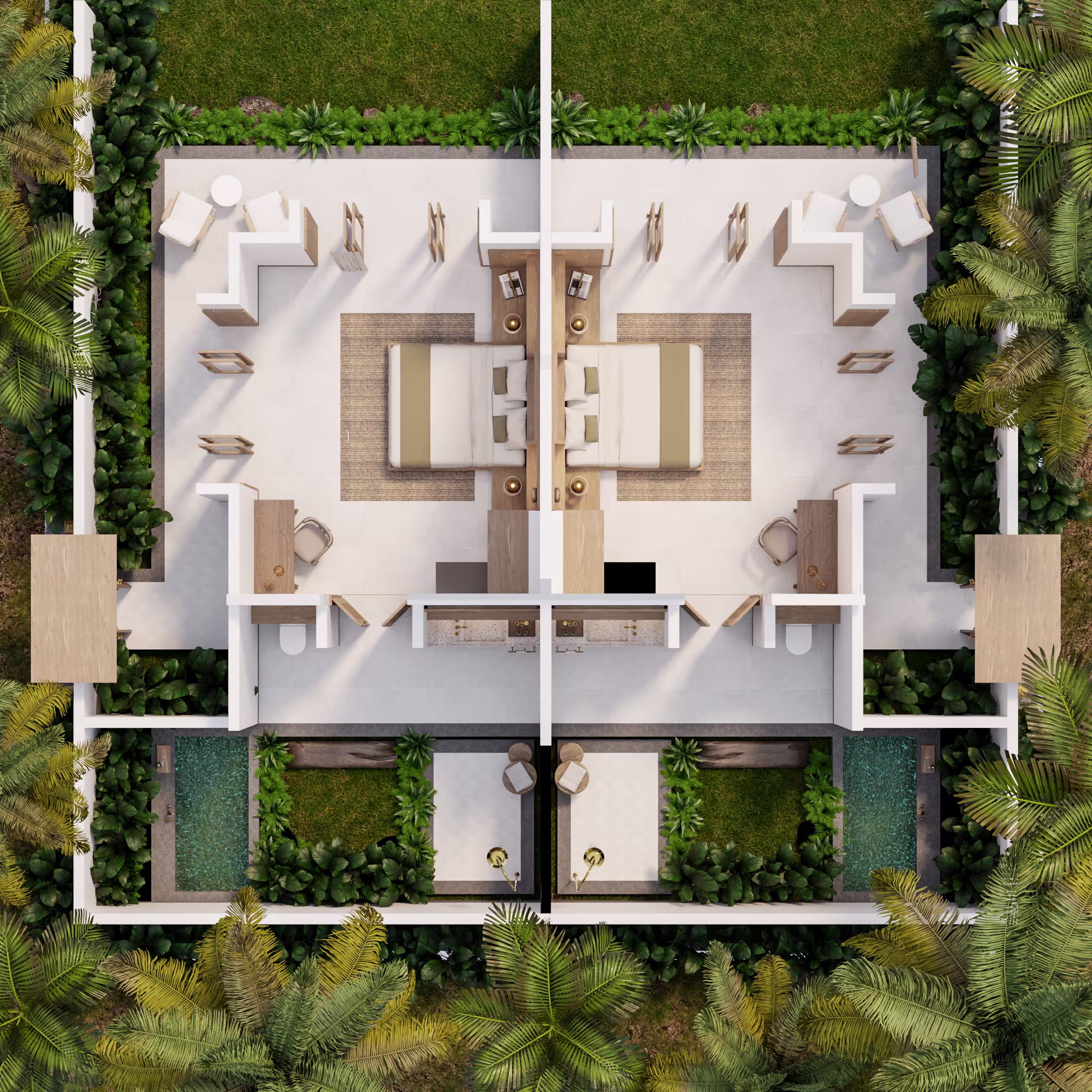 One Bedroom Suite Floor Plan