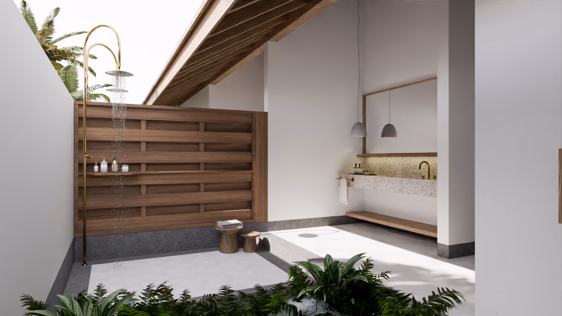 Twin Bathroom
